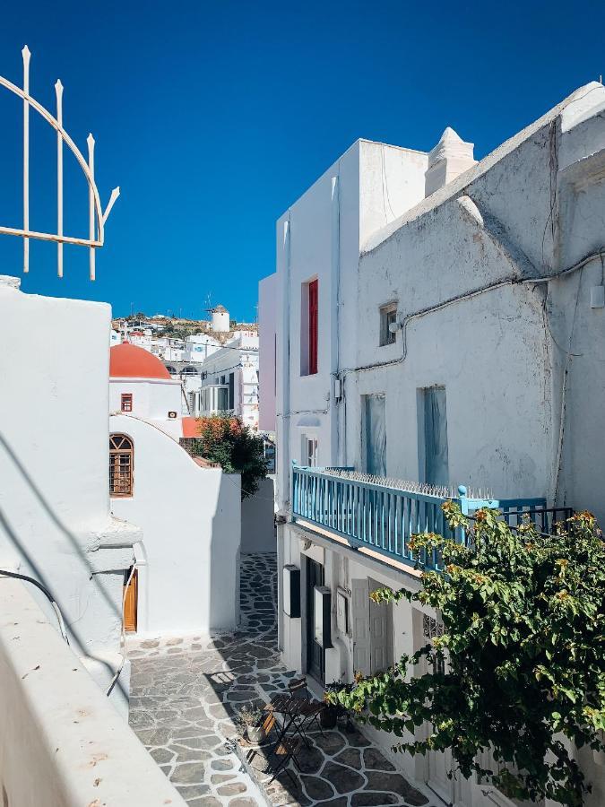 Ferienwohnung Mykonian Spirit Downtown Townhouse Mykonos Town Exterior foto